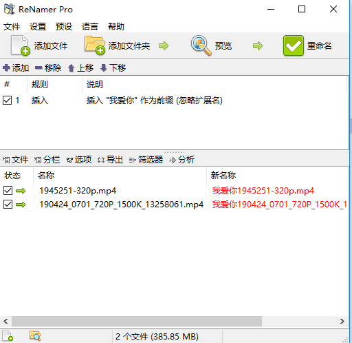 文件批量重命名工具Rename Pro-神游资源网