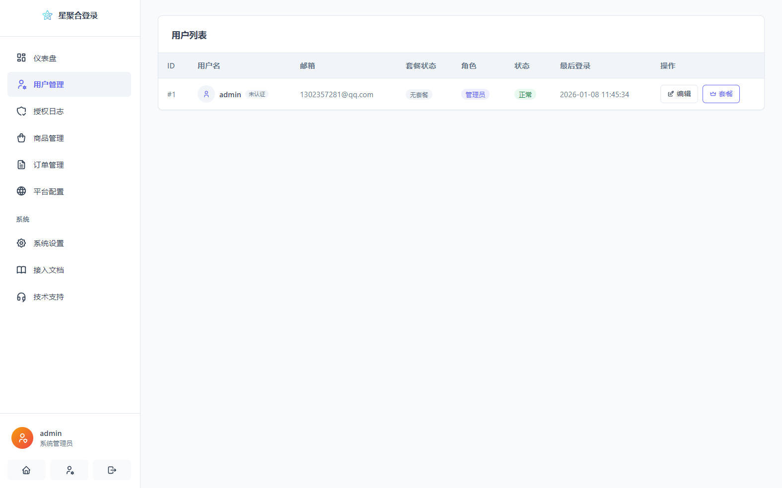 2026 全新聚合登录系统源码 一栈式配置全部快捷登录接口