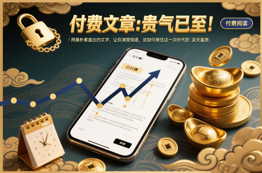 付费文章:贵气已至!用最朴素直白的文字,让你清楚知道,该如何接住这一次时代的泼天富贵-神游资源网