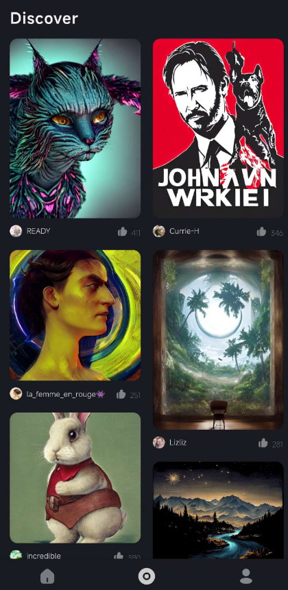 AI作画软件，支持输入关键词一键作画！