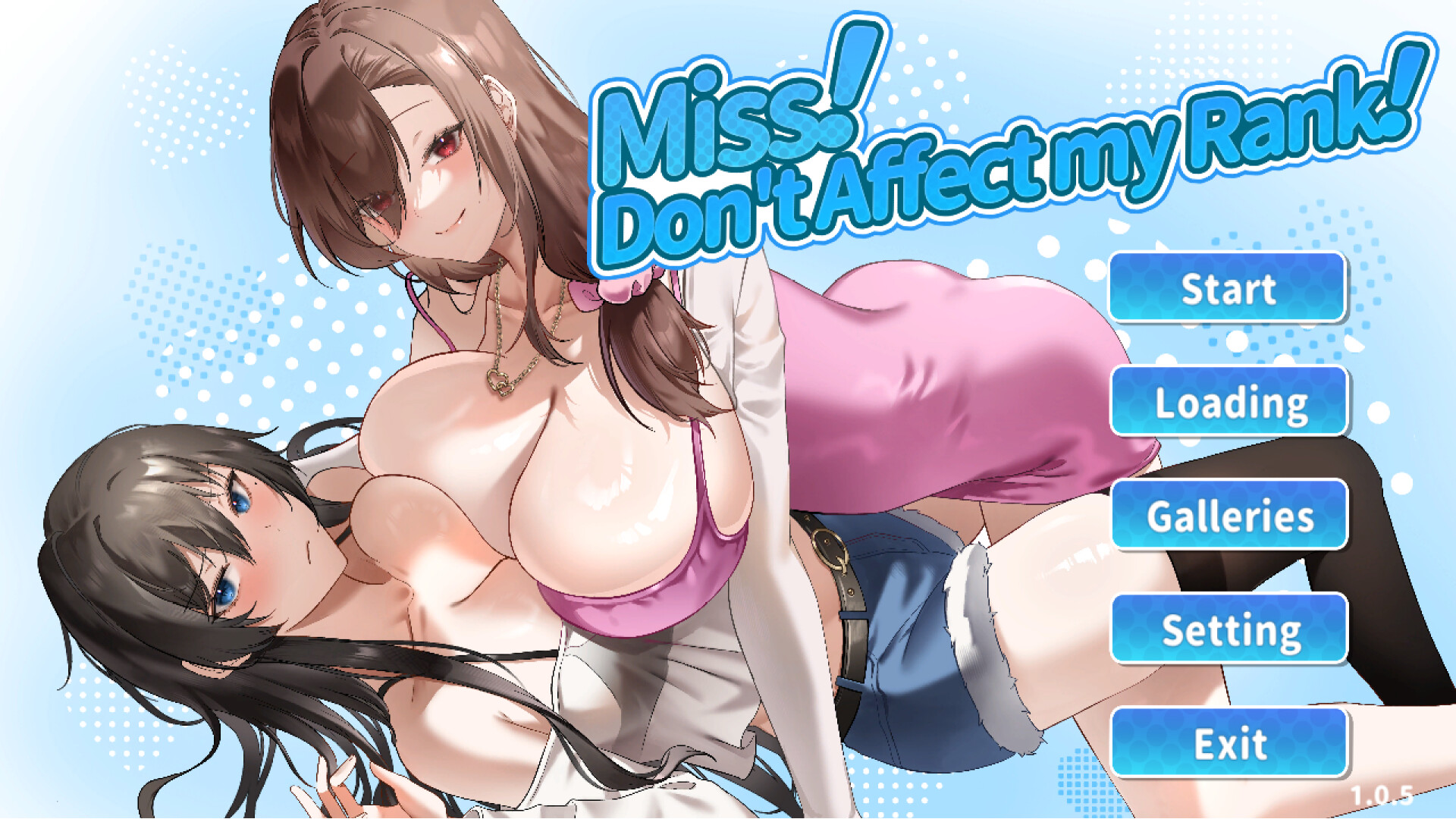 更新[大型SLG/互动养成/动态] 小姐！别耽误我上分！Miss！Don’t Affect my Rank v1.1.34 官中步兵版+全CG存档 [6.40G]