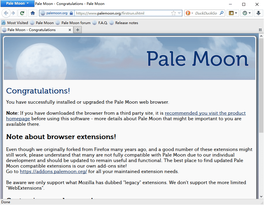 Pale Moon(定制优化火狐浏览器) v34.0.1 官方便携版