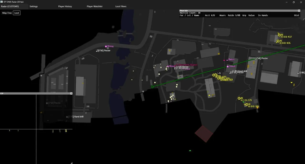 逃离塔科夫·DMA雷达透视源码（WPF重制版）-神游资源网