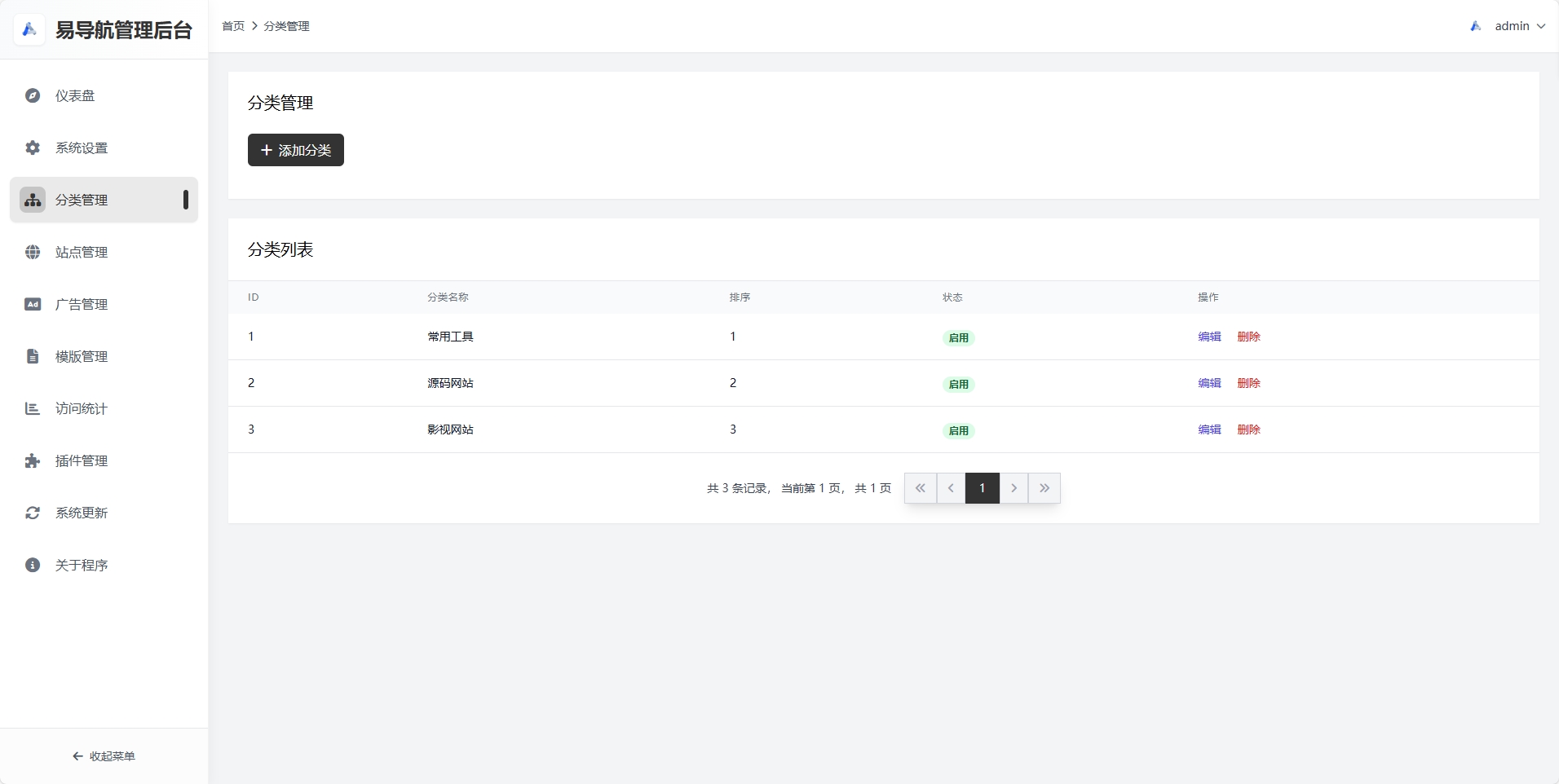 易导航集合市面大部分导航模板 直接给授权去掉了