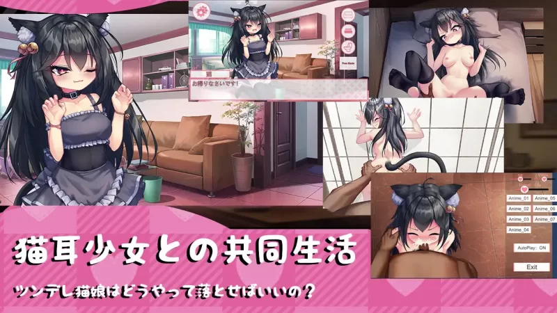 图片[1]-新作[日式SLG/Live2D/动态] 我的妹妹是只黑猫 私の妹は黒猫 官中版 [150M]