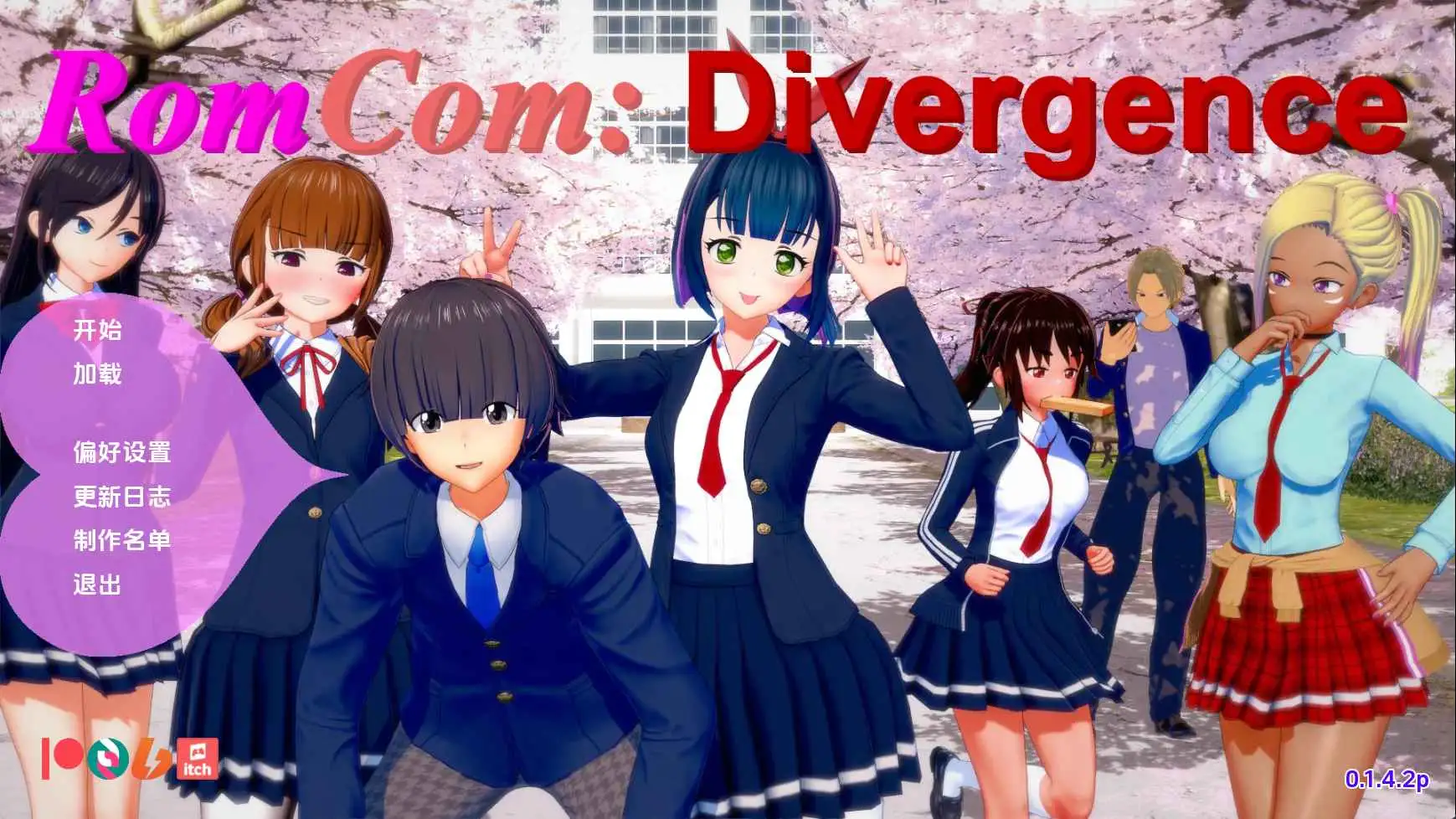 【日系/SLG/动态/更新】浪漫喜剧：分歧者v0.1.4.2p AI汉化版【PC+安卓/1.91G】-神游资源网