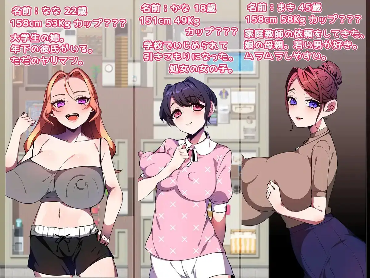 图片[1]-新作[拨作RPG/巨乳/爆乳] 家庭教师成为家人。 家庭教師が家族になる。  内嵌AI汉化版+作弊码 [PC+安卓760M]