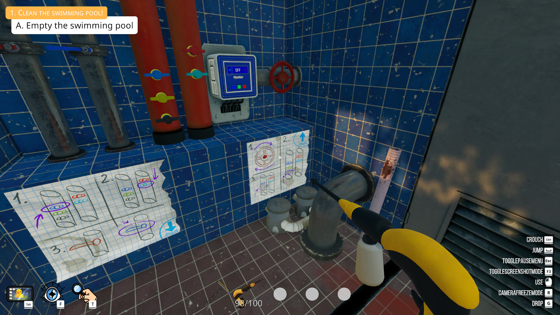 《泳池清洁模拟器》中文版-趣奇资源网- 第8张图片