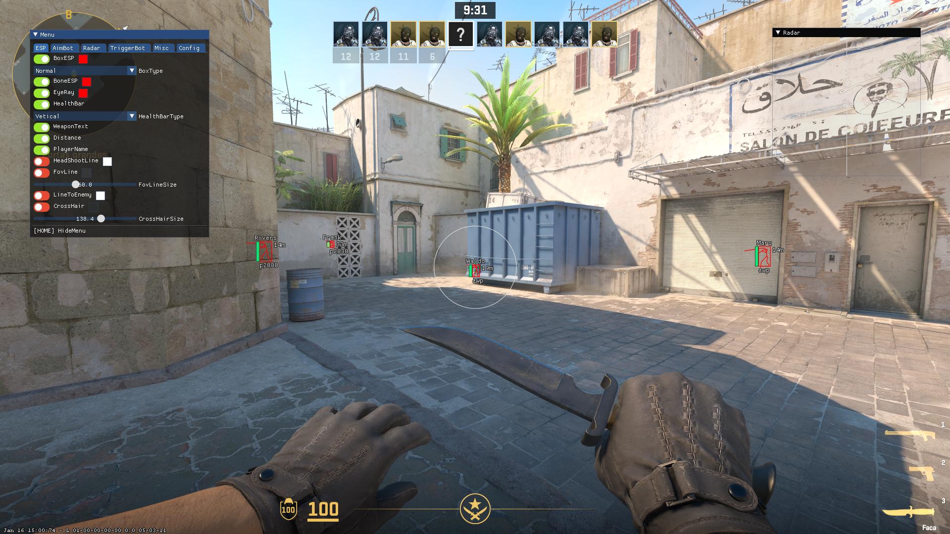 CS2·External外部辅助透视自瞄雷达扳机-神游资源网