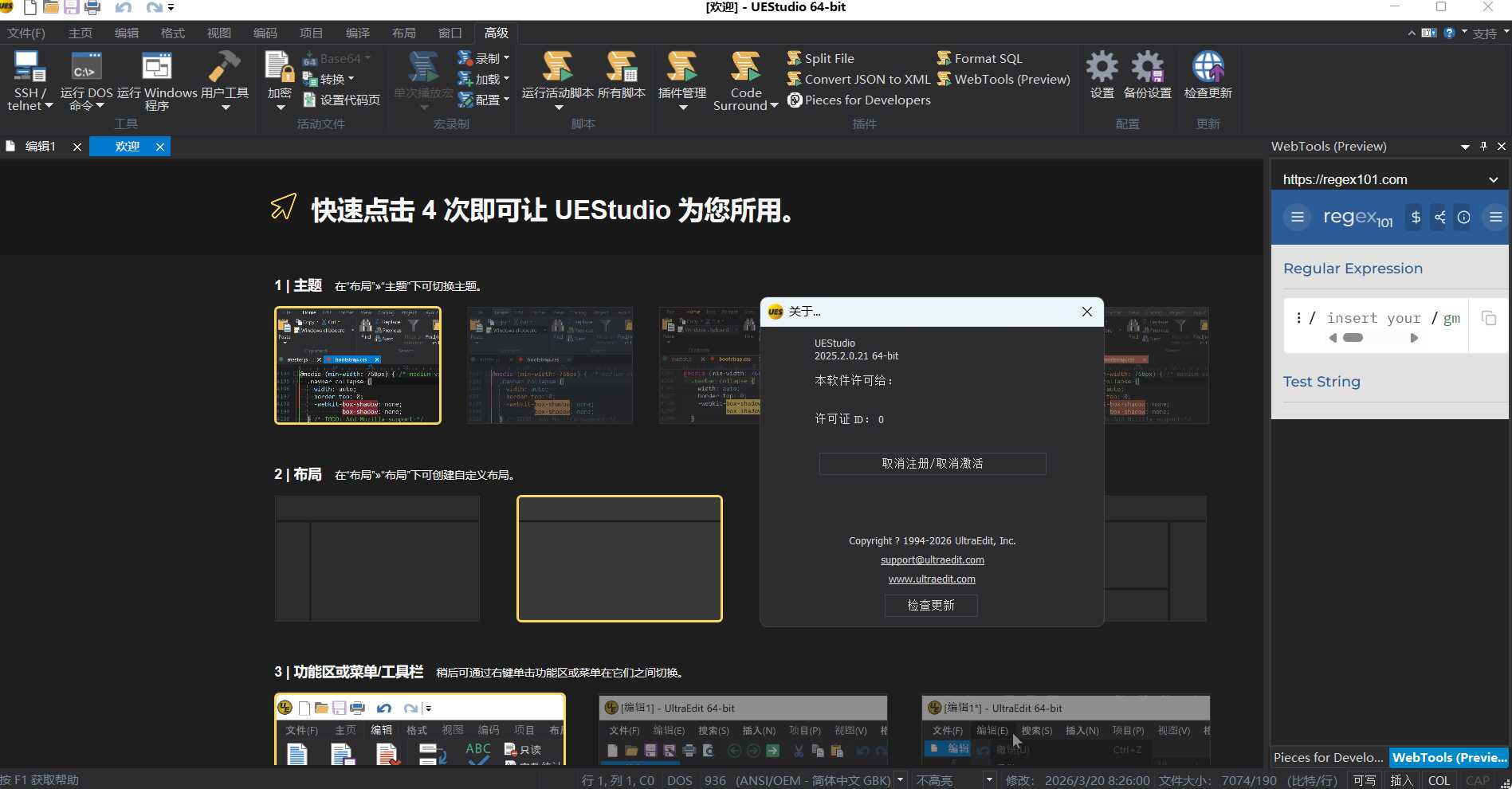 文本代码编辑IDM UEStudio v25.2.0.21绿色版-神游资源网
