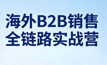 雨哥·海外B2B销售全链路实战营-神游资源网