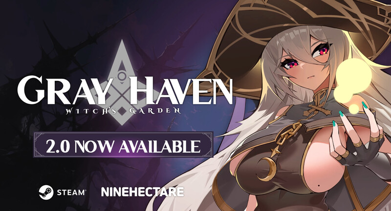 更新[动作ARPG/平面3D/全动态] 灰色乐园 Gray Haven : Witch’s Garden Ver4.2.4 官中版 [11.20G]-神游资源网