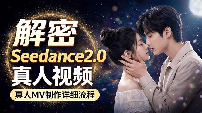 Seedance 2.0电影级真人 MV全流程拆解：提示词、运镜、粒子特效，手把手实操-神游资源网