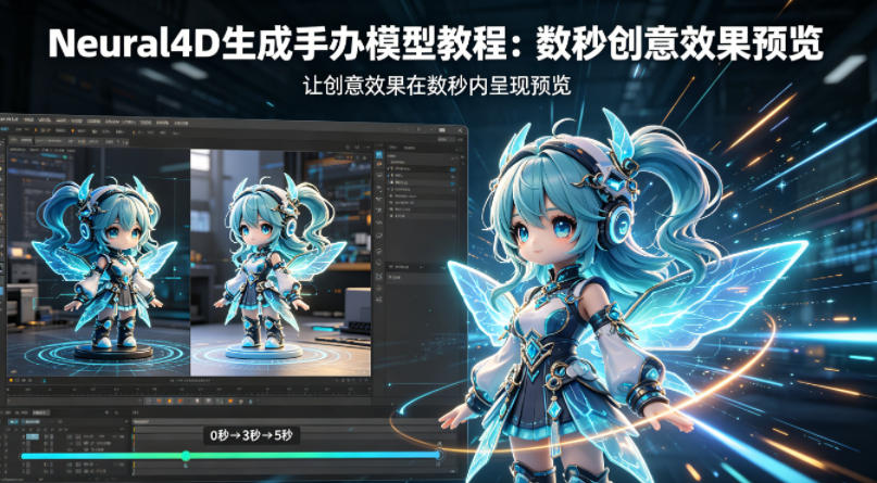 Neural4D生成手办模型教程，让创意效果在数秒内呈现预览-神游资源网