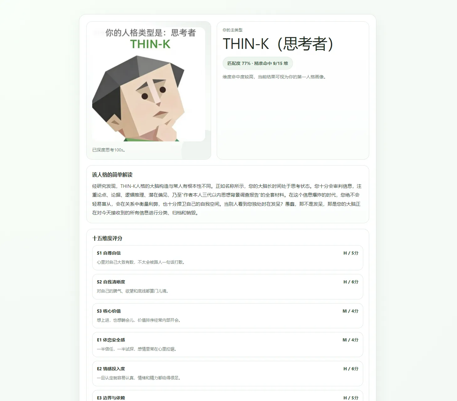 最新 SBTI 人格测试源码
