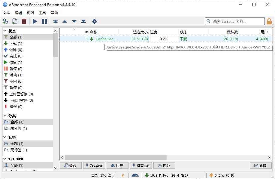 轻量BT下载qBittorrent v5.2.1增强便携版-神游资源网