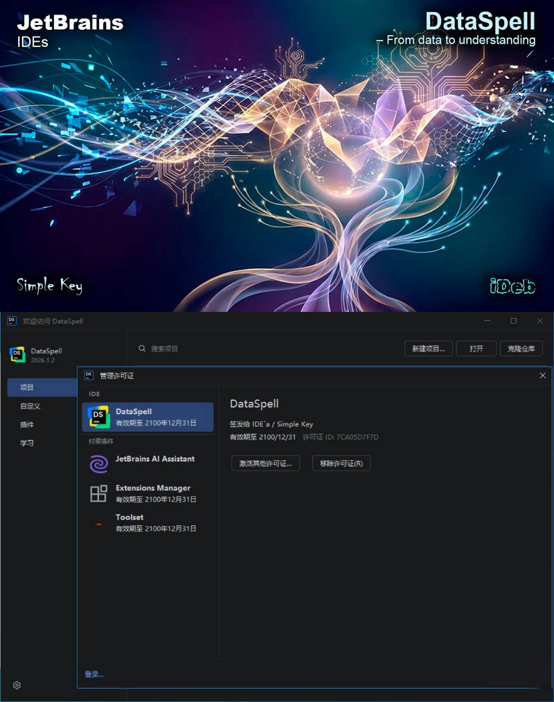 DataSpell v2026.1.2 直装特别版-神游资源网