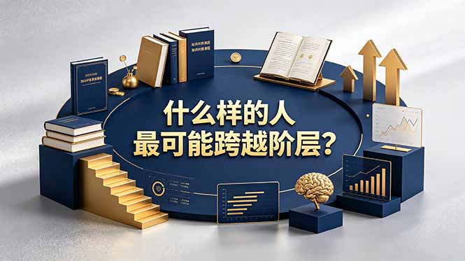 付费文章：什么样的人最可能跨越阶层？具备这五种特质，普通人也能顺利跨越阶层-神游资源网
