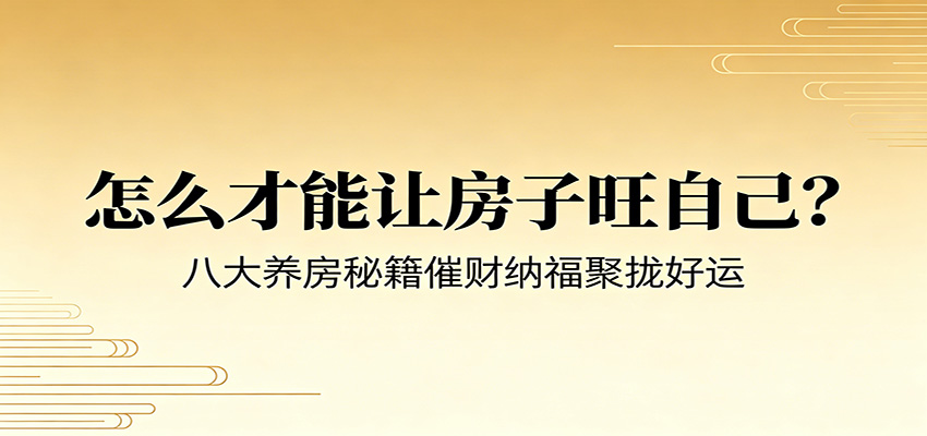 付费文章《怎么才能让房子旺自己？》八大养房秘籍催财纳福聚拢好运-神游资源网