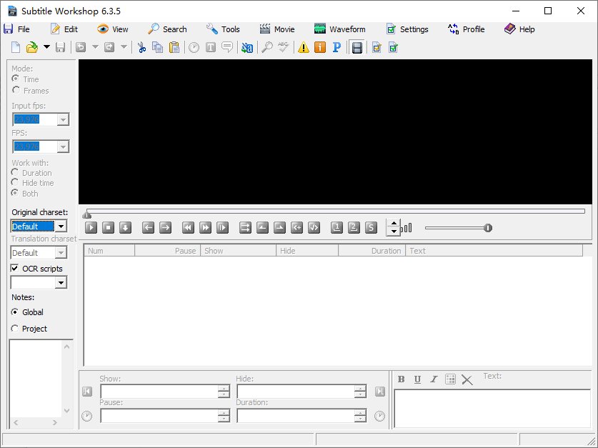 Subtitle Workshop(字幕编辑软件) v6.3.8 多语便携版-神游资源网