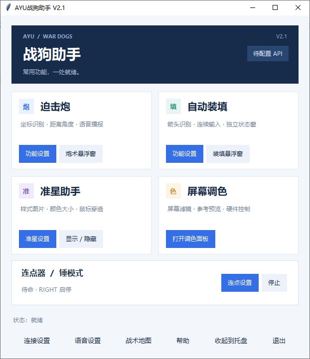 Wardogs 战狗·AYU助手V2.1自动装弹迫击炮自动校准-神游资源网